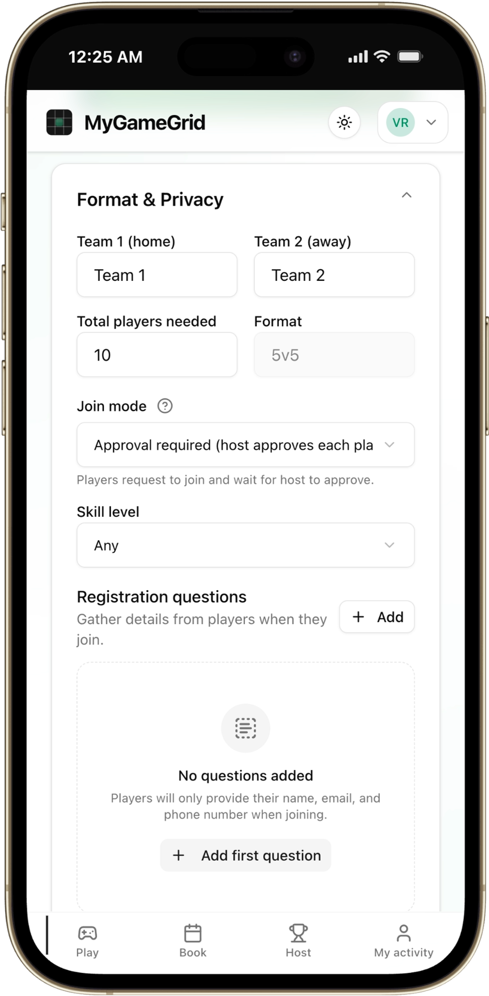 Configuring Squad Limits and Approval Mode